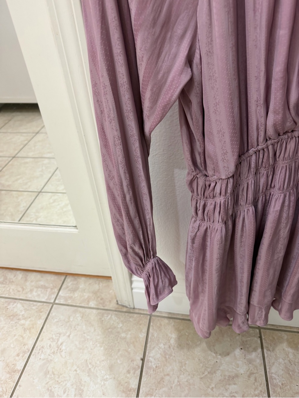 NEW Tularosa Open Back Smocked Dress - Picture 8 of 16